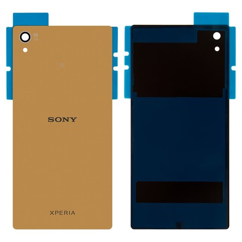 Задня панель корпуса для Sony E6833 Xperia Z5+ Premium Dual, E6853 Xperia Z5+ Premium, E6883 Xperia Z5+ Premium Dual, золотиста