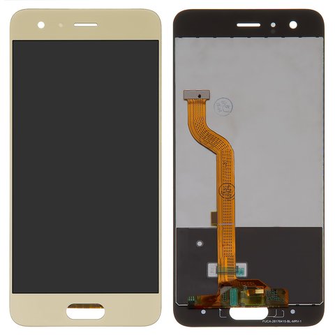 Дисплей для Huawei Honor 9, золотистий, тип 2 , без рамки, High Copy, STF L09 STF L19 STF AL10 STF AL00 STF TL10