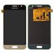 Дисплей для Samsung J120 Galaxy J1 (2016), золотистий, з регулюванням яскравості, Best copy, без рамки, Сopy, (TFT)