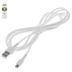 USB кабель Hoco X20, USB тип-A, micro-USB тип-B, 200 см, 2,4 А, білий, #6957531068891