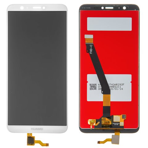 Дисплей для Huawei Enjoy 7s, P Smart, белый, класс B, без рамки, Сopy, FIG L31 FIG LX1