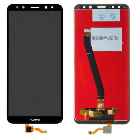 Дисплей для Huawei Mate 10 Lite, черный, класс B, без рамки, Сopy, RNE L01 RNE L21
