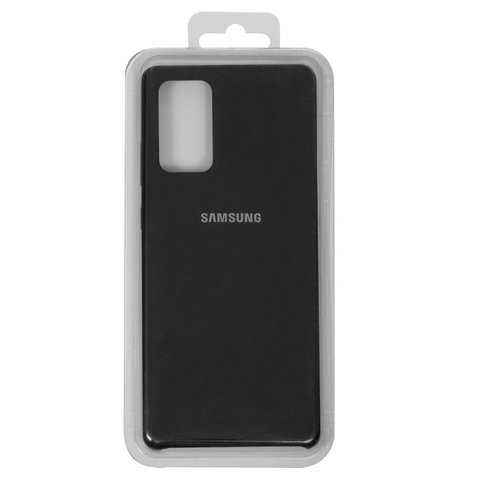 Чохол для Samsung G985 Galaxy S20 Plus, чорний, Original Soft Case, силікон, black 18 