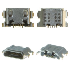 Конектор зарядки для Xiaomi Poco C55, Redmi 10A, Redmi 11A, Redmi 12, Redmi 12C, Redmi 9A, Redmi A1, Redmi A2, 5 pin, micro USB тип B