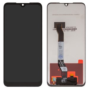 Дисплей для Xiaomi Redmi Note 8T, черный, с широким ободком, без логотипа, без рамки, Сopy, M1908C3XG