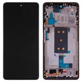 Дисплей для Xiaomi 11T, 11T Pro, чорний, з рамкою, Original (PRC), 21081111RG, 2107113SG, 2107113SI, 2107113SR