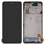 Дисплей для Xiaomi Redmi Note 10 Pro, чорний, з рамкою, High Copy, (OLED)