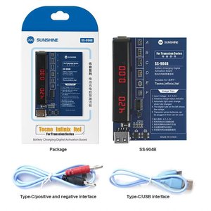 Кабель для запуску батареї Sunshine SS 904B, плата активації батареї, Tecno, Itel, infinix
