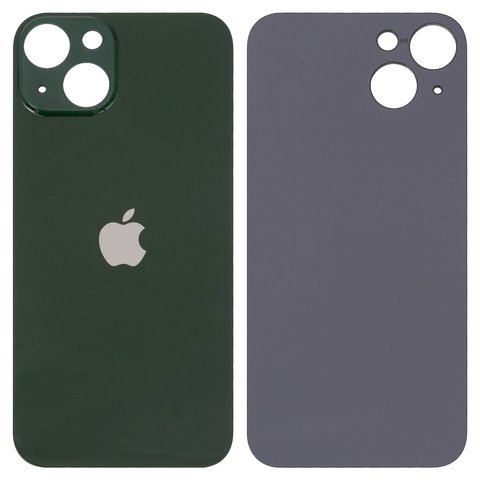 Задня панель корпуса для iPhone 13, зелена, не потрібно знімати скло камери, Original PRC , big hole