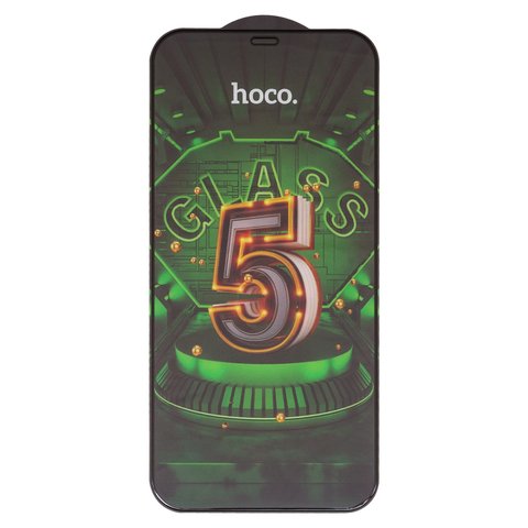 Захисне скло Hoco G12 для Apple iPhone 12 Pro Max, 5D Full Glue, без упаковки , чорний