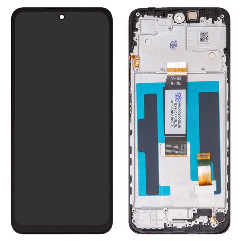 Дисплей для Xiaomi Poco M6 Pro 5G, Redmi 12, чорний, з рамкою, Box , tianma
