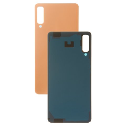 Panel trasero de carcasa puede usarse con Samsung A750 Galaxy A7 2018 , dorada