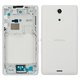 Housing compatible with Sony C5502 M36h Xperia ZR, C5503 M36i Xperia ZR, (white)