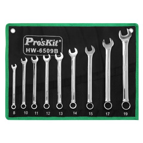 Combination Wrench Set Pro'sKit HW 6509B