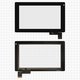 Touchscreen compatible with China-Tablet PC 7"; GoClever Tab R74; Prestigio MultiPad 7.0 Ultra (PMP3370B), (black, 112 mm, 51 pin, 187 mm, capacitive, 7") #HOTATOUCH C097162A1/DRFPC065T-V1.0/0285-V01