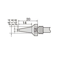 Punta De Recambio Para Pistola Desoldadora Goot Tp 100n S8 All Spares