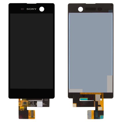 Pantalla LCD puede usarse con Sony E5603 Xperia M5, E5606 Xperia M5, E5633 Xperia M5, E5653 Xperia M5, E5663 Xperia M5 Dual, negro, Original PRC 