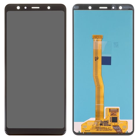 Дисплей для Samsung A750 Galaxy A7 2018 , черный, без рамки, Original, сервисная упаковка, original glass, #GH96 12078A