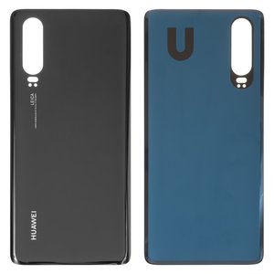 Panel trasero de carcasa puede usarse con Huawei P30, negra