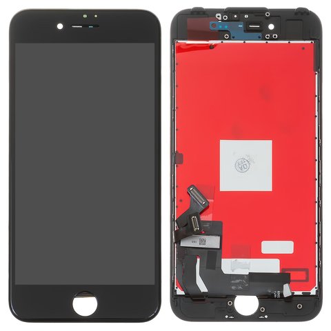 Pantalla LCD puede usarse con iPhone 8 Plus, blanco, con marco, AAA,  Tianma, con plásticos de cámara y sensor de acercamiento - All Spares