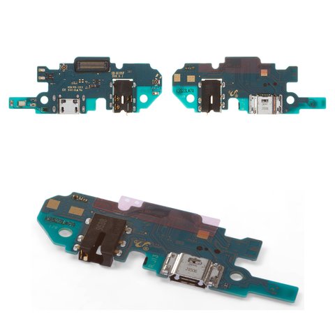 Flat Cable compatible with Samsung M105F DS Galaxy M10, headphone connector, charge connector, with microphone, Original PRC , charging board 