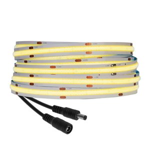 Tira de luces LED COB 480 diodos LED, luz blanca natural RA90, DC 24V, 5 m 