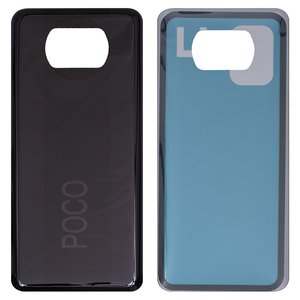 Panel trasero de carcasa puede usarse con Xiaomi Poco X3, gris, MZB07Z0IN, MZB07Z1IN, MZB07Z2IN, MZB07Z3IN, MZB07Z4IN, MZB9965IN, M2007J20CI