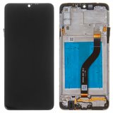 Pantalla LCD puede usarse con Samsung A207 Galaxy A20s, negro, con marco, original (vidrio reemplazado)