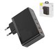Mains Charger Baseus GaN2 Pro, (100 W, Quick Charge, black, with cable USB type C to USB type C, 4 output) #CCGAN2P-L01