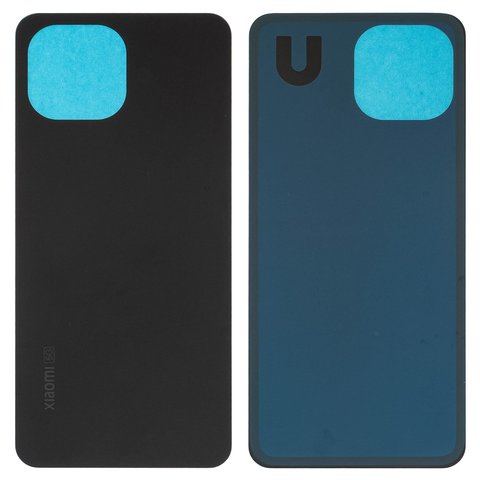 Panel trasero de carcasa puede usarse con Xiaomi Mi 11 Lite, Mi 11 Lite 5G, Mi 11 Lite 5G NE, negra, high copy, M2101K9AG, boba black