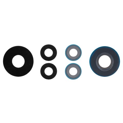 Vidrio de cámara puede usarse con Xiaomi 12 Lite, negro, sin marco, juego de 3 uds.