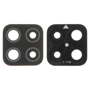 Camera Lens compatible with Samsung A225 Galaxy A22, black, without frame 