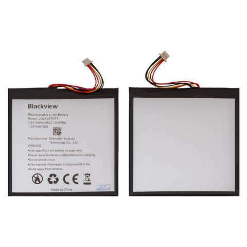 Battery Li32A097HTT  compatible with Blackview Tab 5, Tab 6, Li ion, 3.8 V, 5580 mAh, Original PRC  