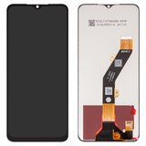 Pantalla LCD puede usarse con Tecno Spark 10, negro, sin marco, Original (PRC), KI5Q
