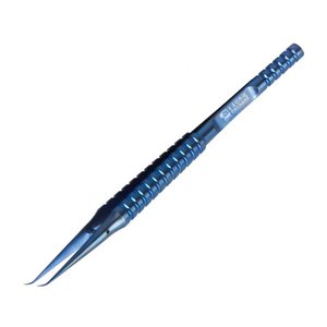 Mounting Tweezers Mechanic TI 15, titanium alloy, curved, 140 mm 