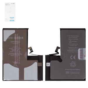 Battery JCID compatible with Apple iPhone 14 Pro Max, Li Polymer, 3.86 V, 4770 mAh, High Capacity 
