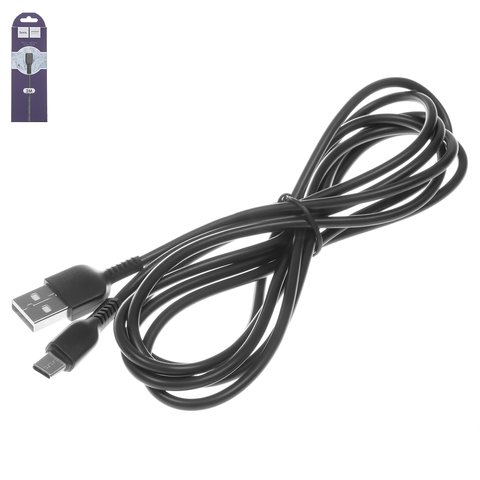 USB дата кабель Hoco X20, USB тип C, USB тип A, 200 см, 2,4 А, черный