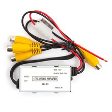 Amplificador ramificador de señal de video para coche de 1 a 3 canales - Descripción breve