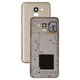 Housing Back Cover compatible with Samsung J600F Galaxy J6, (golden)