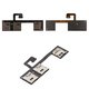 SIM Card Connector compatible with HTC One M7 Dual Sim 802w , (dual SIM, with memory card connector, with flat cable)