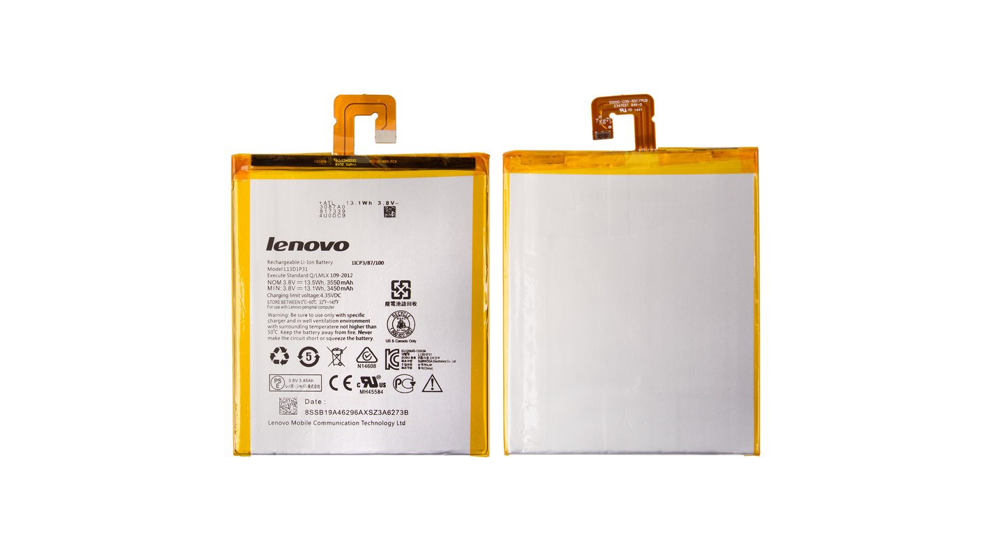 Battery L13D1P31 compatible with Lenovo Tab 2 A7-30, (Li-ion,  V, 3550  mAh, Original (PRC)) - GsmServer