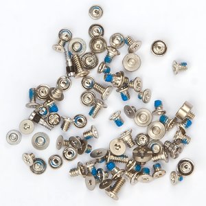 Screw compatible with iPhone 7 Plus, silver, full set 