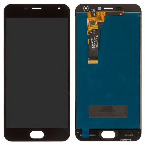 LCD compatible with Meizu M2, M2 Mini, black, without frame 