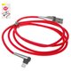 Charging Cable Baseus MVP Elbow, (USB type-A, Lightning, 100 cm, 2.4 A, red) #CALMVP-D09