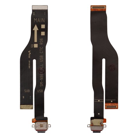Flat Cable compatible with Samsung N980F Galaxy Note 20, N981 Galaxy Note 20 5G, for mainboard, Original PRC  