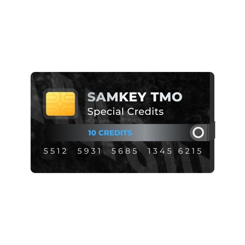 Специальные кредиты Samkey TMO 10 кредитов 