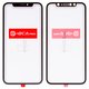 Housing Glass G+OCA PRO compatible with iPhone XS, (with OCA film, black)