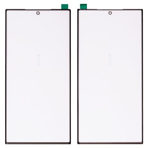 Housing Glass G+OCA PRO compatible with Samsung S918 Galaxy S23 Ultra, with OCA film, black 