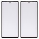 Housing Glass compatible with Google Pixel 6a, (with OCA film, black)