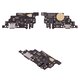 Flat Cable compatible with ZTE Blade V30, (headphone connector, charge connector, with microphone, with components, High Copy, charging board)